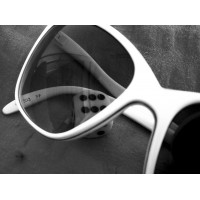 Oversized White Sunglasses